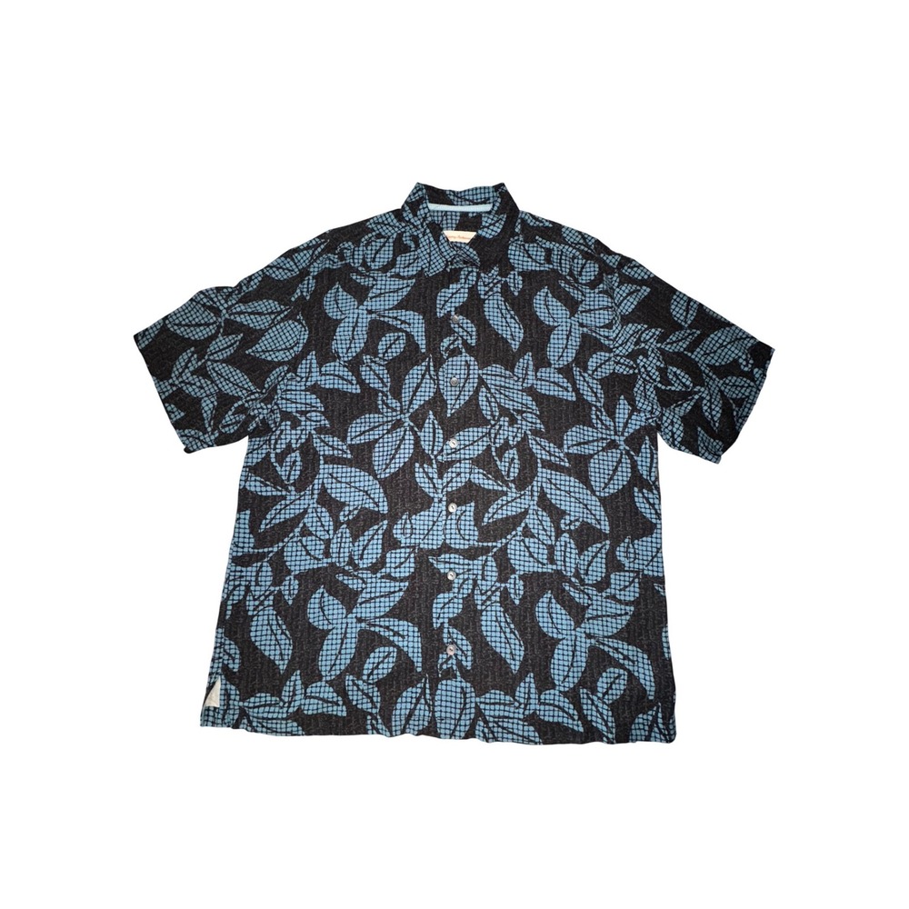 Tommy Bahama Men's Hawaiian‎ Button Down Shirt Size XXl 100% Silk
